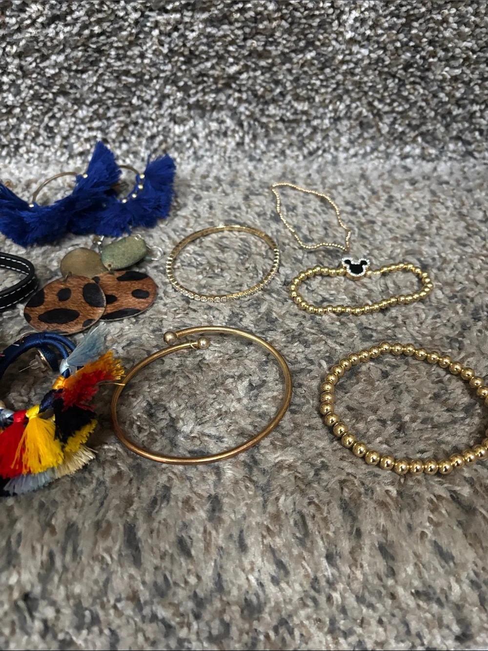 Mixed Color Women's Fashion Earrings Set by